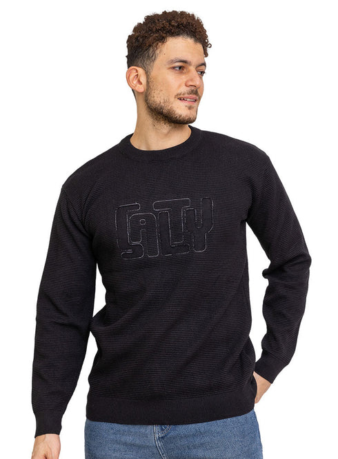 Black - Design p2252 PF - Round Pullover - Khotwh